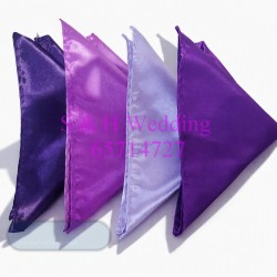 紫色袋巾 - 純色袋巾｜男士西裝禮服口袋巾 (購買價) MA183