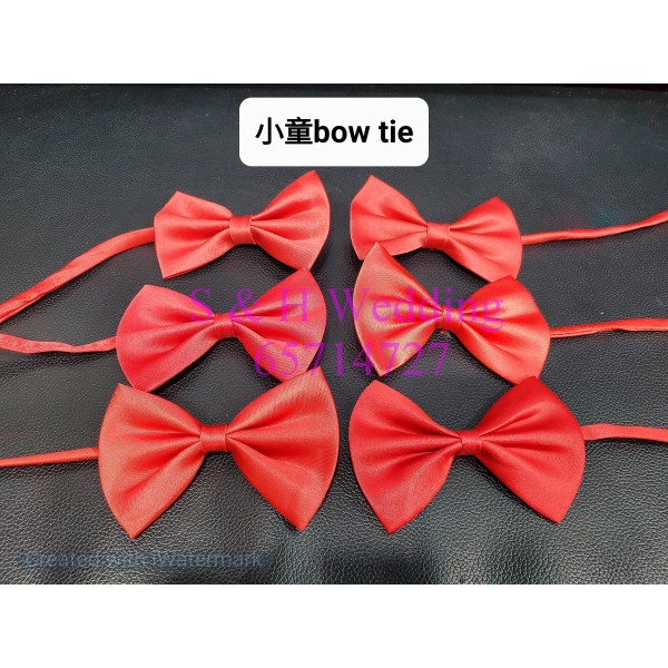 男童呔/小童紅色Bowtie - KA038 (全新購買價)