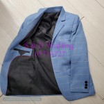 藍色- 淺藍色格仔小童西裝禮服五件裝- 100-160尺碼 (購買價) KB034 藍色- 淺藍色格仔小童西裝禮服五件裝- 100-160尺碼 (購買價) KB034