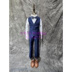 藍色- 深藍色小童中童西裝禮服五件裝 130-170 尺碼 (購買價) KB037 藍色- 深藍色小童中童西裝禮服五件裝 130-170 尺碼 (購買價) KB037