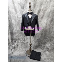 黑色燕尾禮服｜幼童西裝禮服五件裝 (80-100尺碼) (購買價) KB051