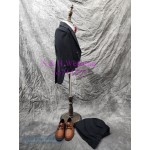 黑色燕尾禮服|小童西裝禮服五件裝 100-140尺碼 (購買價) KB056 黑色燕尾禮服|小童西裝禮服五件裝 100-140尺碼 (購買價) KB056