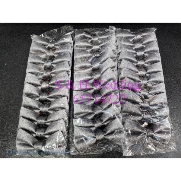 男士煲呔,領結. 銀灰色bowtie (購買價) MA029 男士煲呔,領結. 銀灰色bowtie (購買價) MA029