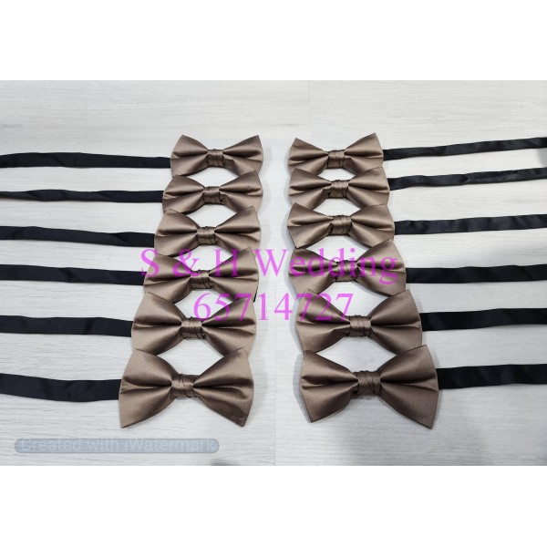 男士煲呔,領結. 啡銅色暗紋bowtie (購買價) MA038 男士煲呔,領結. 啡銅色暗紋bowtie (購買價) MA038