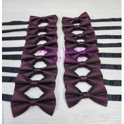 男士煲呔，領結. 暗紫紅色bowtie (購買價) MA040