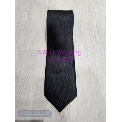 男士領帶- 黑色幼斜紋｜大量現貨 (購買價) MA057