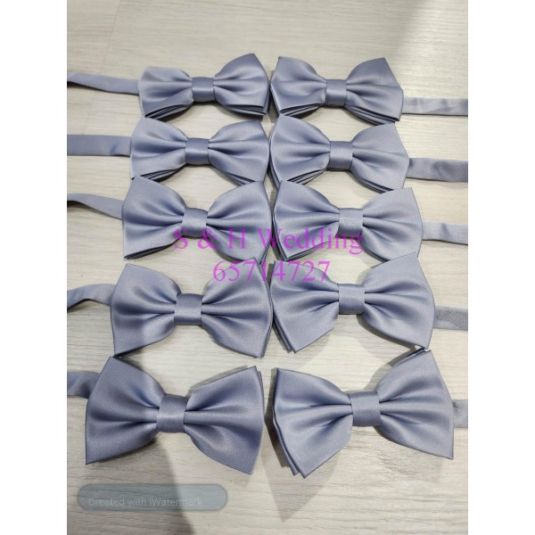 男士煲呔,領結. 淺灰色bowtie (購買價) MA063 男士煲呔,領結. 淺灰色bowtie (購買價) MA063