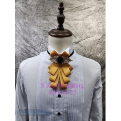 金色BOW TIE. 男士特色煲呔，宴會領結. 閃石bowtie (購買價) MA065