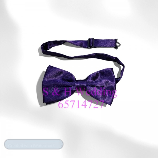 男士煲呔，領結. 深紫色bowtie (購買價) MA101