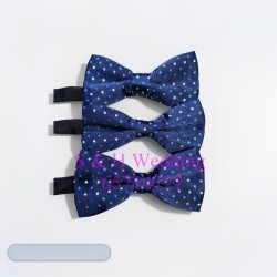 男士煲呔，領結. 藍色彩點bowtie (購買價) MA103
