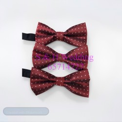 男士煲呔，領結. 紅色波點圖案bowtie (購買價) MA119