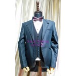 黑色- 男士黑色燕尾禮服五件裝 MT005(租用或購買) 