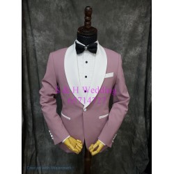 粉裸色男士西裝禮服一套 MT008 (租用或購買) 