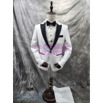 白色禮服.黑色尖領男士宴會禮服五件裝 MT058 (租用或購買) 白色禮服.黑色尖領男士宴會禮服五件裝 MT058 (租用或購買)