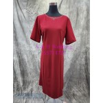 紅色短裙款套裝 (裙+外套) XXXL 媽媽衫 奶奶裙 WM074 (租用)